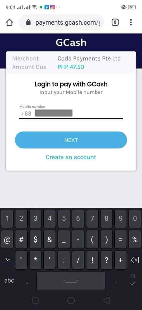 How to pay Codashop using GCash