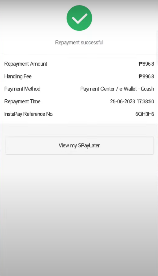 How to Pay Spaylater using GCash