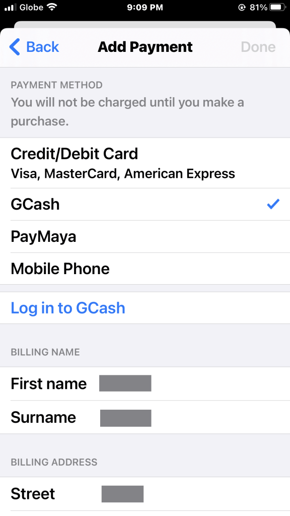 How to pay your Apple Music Subscription using GCash
