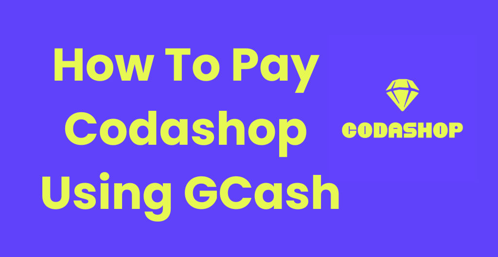 how to pay codashop using GCash