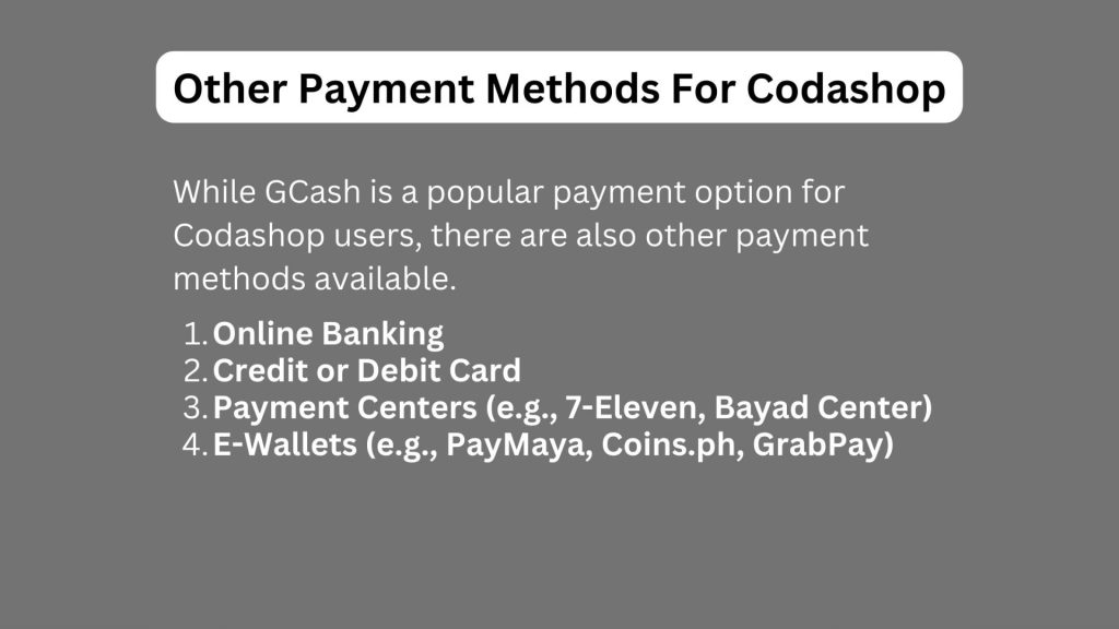 How To Pay Codashop Using GCash