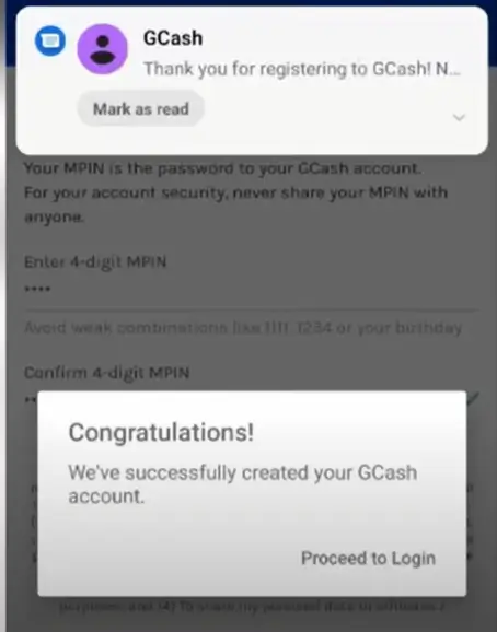 Guide On How To Pay Cignal Prepaid Using GCash gcash account created successfully 1