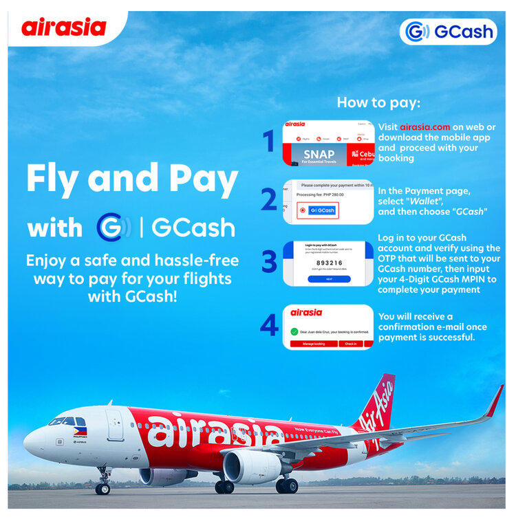 Quick Guide To Pay AirAsia Using GCash how to pay airasia using gcash